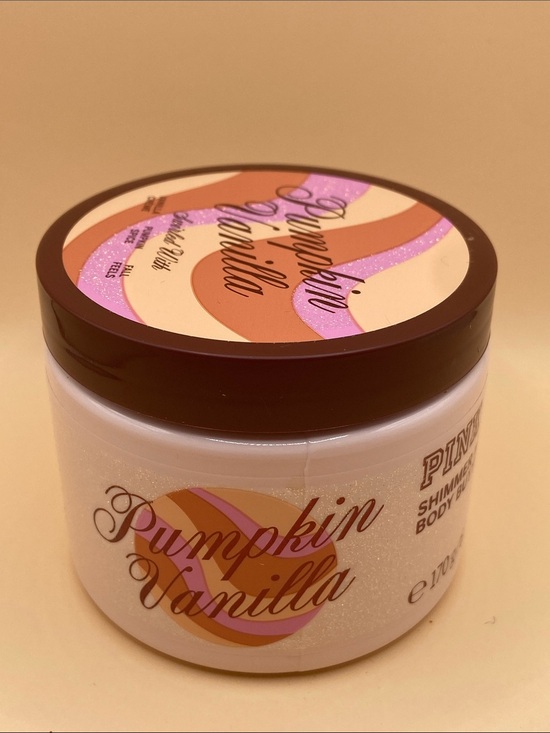 PINK Victoria's Secret Other - Victoria’s Secret PINK Pumpkin Vanilla Shimmer Me Body Butter 6 oz NEW